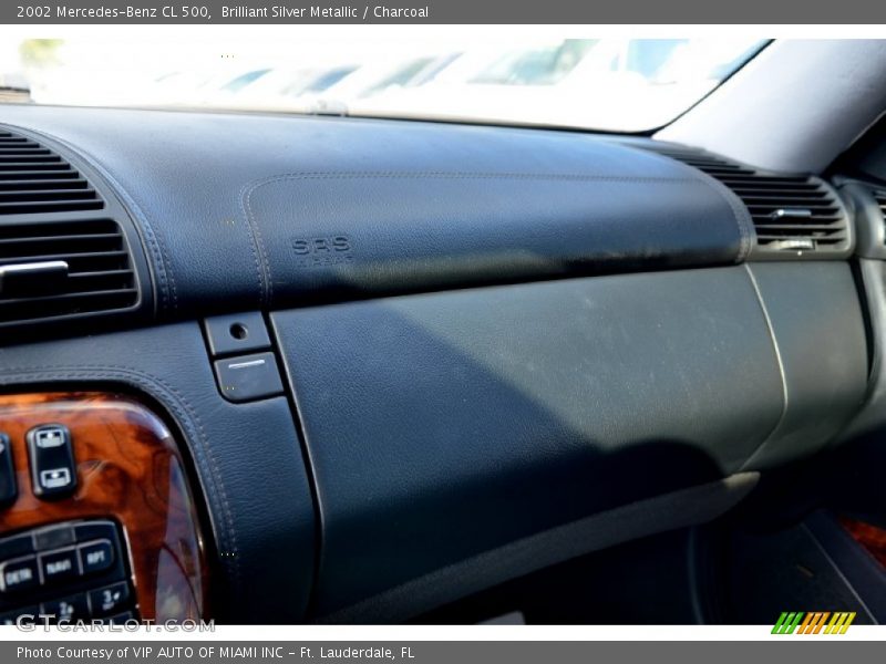 Brilliant Silver Metallic / Charcoal 2002 Mercedes-Benz CL 500