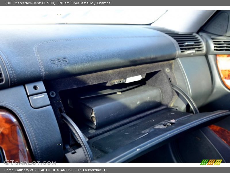 Brilliant Silver Metallic / Charcoal 2002 Mercedes-Benz CL 500