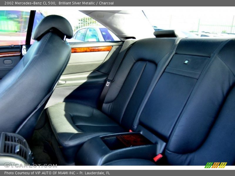 Brilliant Silver Metallic / Charcoal 2002 Mercedes-Benz CL 500