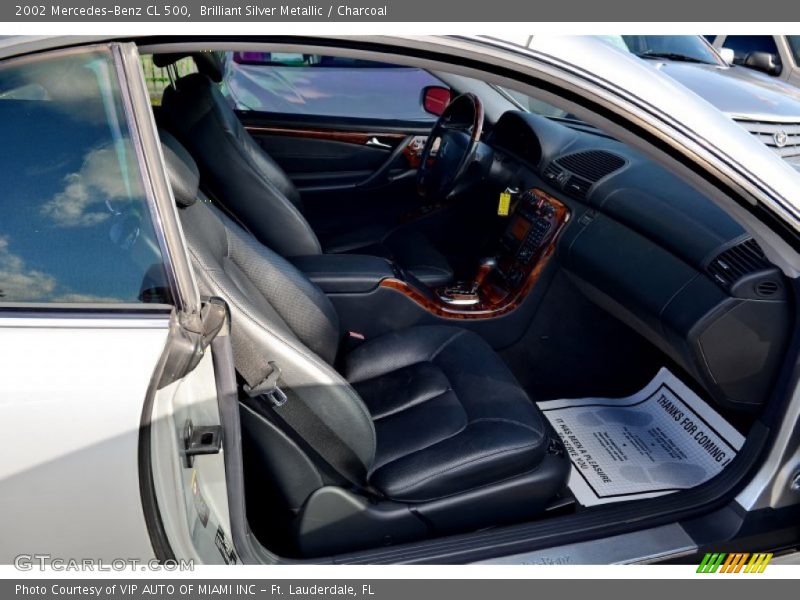 Brilliant Silver Metallic / Charcoal 2002 Mercedes-Benz CL 500