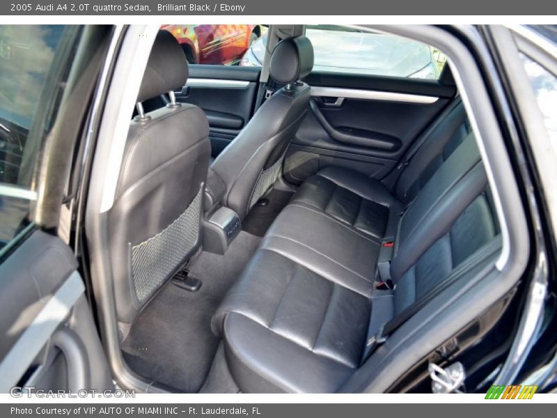 Brilliant Black / Ebony 2005 Audi A4 2.0T quattro Sedan
