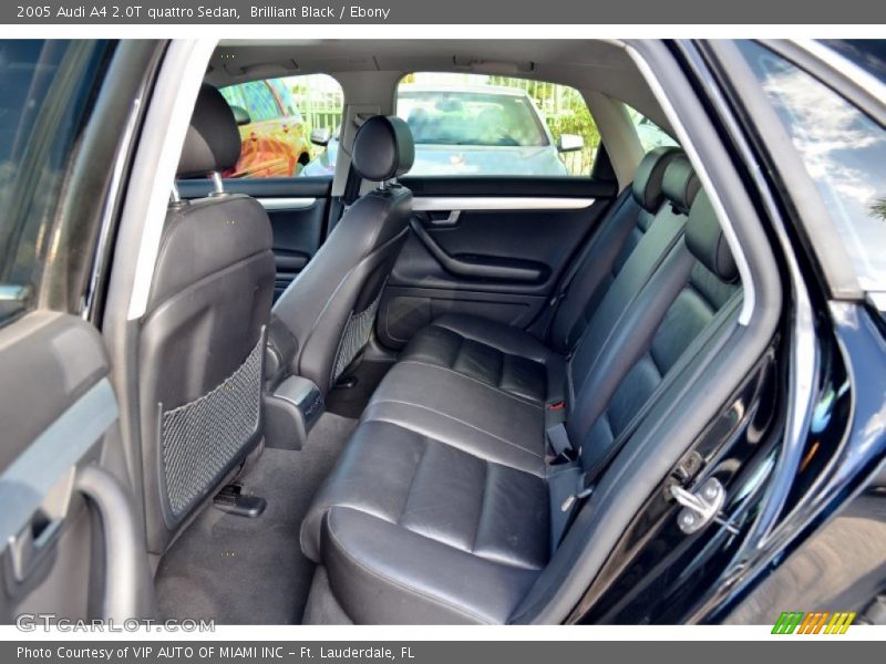 Brilliant Black / Ebony 2005 Audi A4 2.0T quattro Sedan