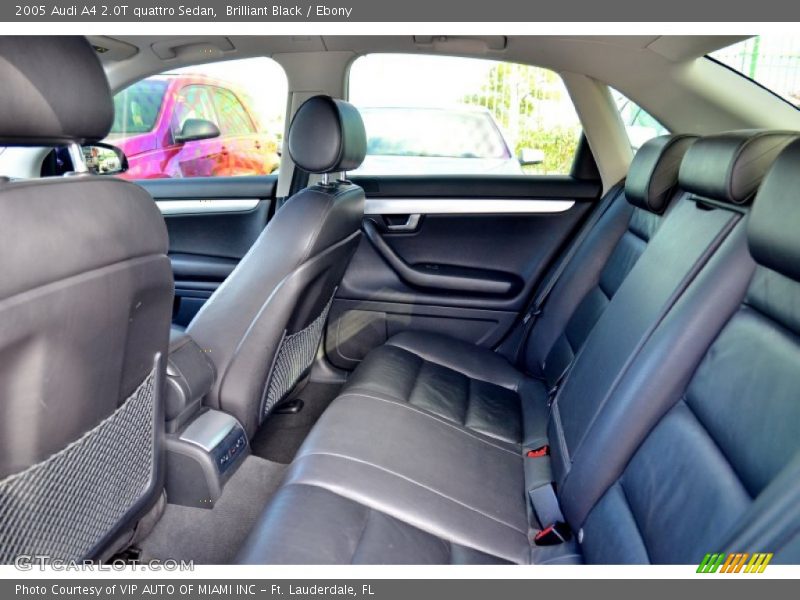 Brilliant Black / Ebony 2005 Audi A4 2.0T quattro Sedan