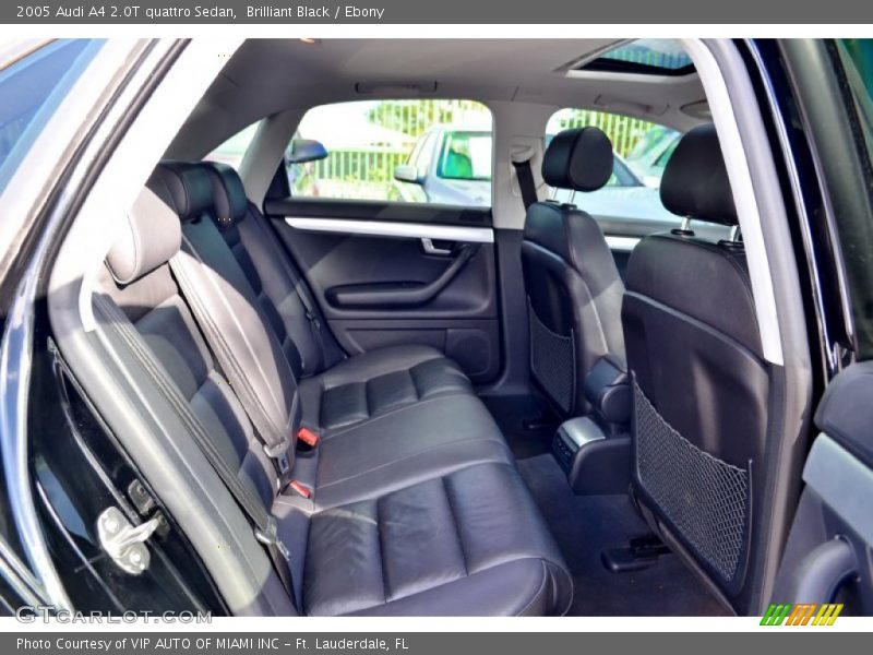 Brilliant Black / Ebony 2005 Audi A4 2.0T quattro Sedan