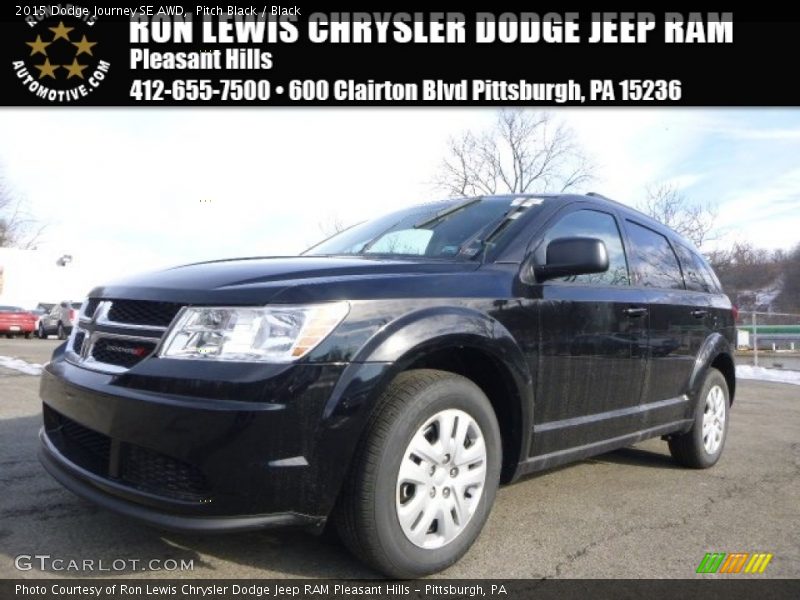 Pitch Black / Black 2015 Dodge Journey SE AWD