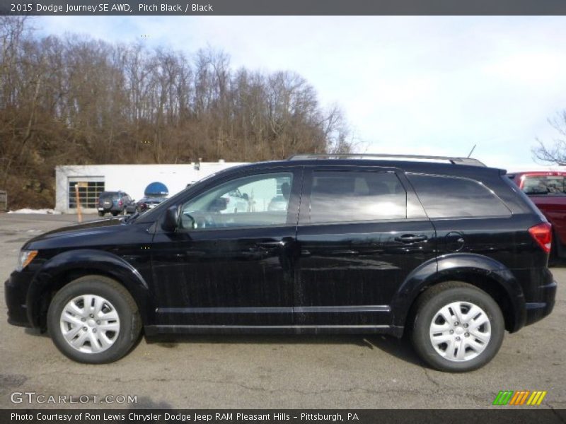 Pitch Black / Black 2015 Dodge Journey SE AWD