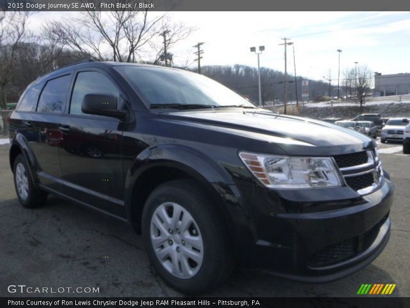 Pitch Black / Black 2015 Dodge Journey SE AWD