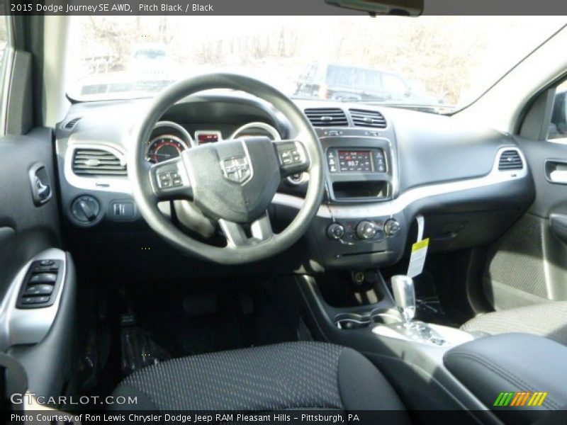 Pitch Black / Black 2015 Dodge Journey SE AWD