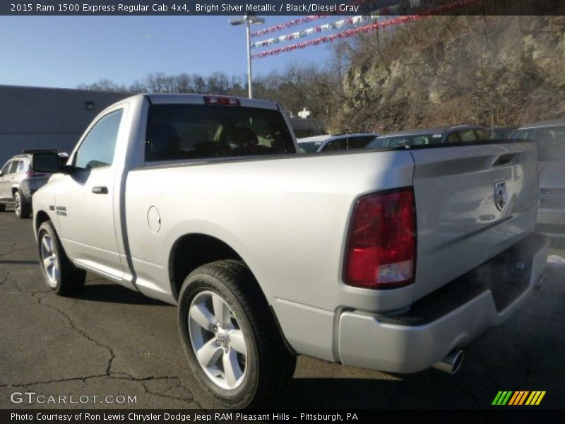 Bright Silver Metallic / Black/Diesel Gray 2015 Ram 1500 Express Regular Cab 4x4