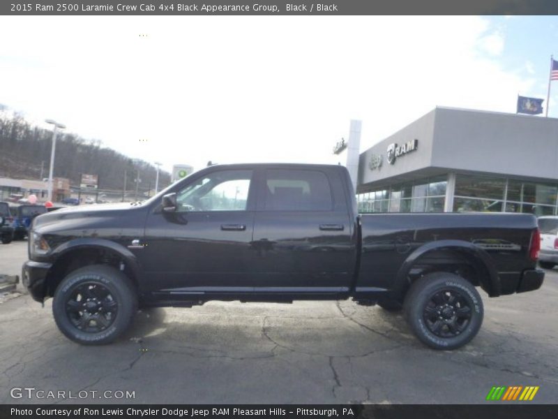  2015 2500 Laramie Crew Cab 4x4 Black Appearance Group Black