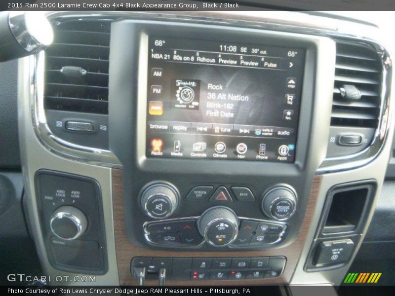 Controls of 2015 2500 Laramie Crew Cab 4x4 Black Appearance Group