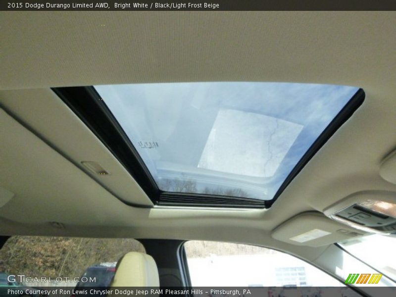 Bright White / Black/Light Frost Beige 2015 Dodge Durango Limited AWD