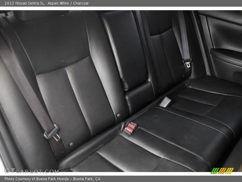 Aspen White / Charcoal 2013 Nissan Sentra SL