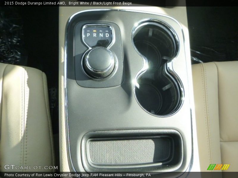 Bright White / Black/Light Frost Beige 2015 Dodge Durango Limited AWD