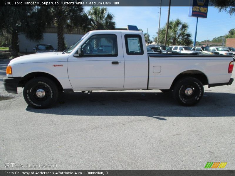 Oxford White / Medium Dark Flint 2005 Ford Ranger XL SuperCab