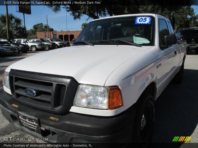 Oxford White / Medium Dark Flint 2005 Ford Ranger XL SuperCab