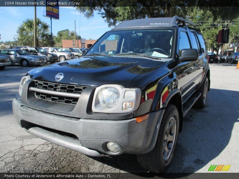 Super Black / Gray 2004 Nissan Xterra SE