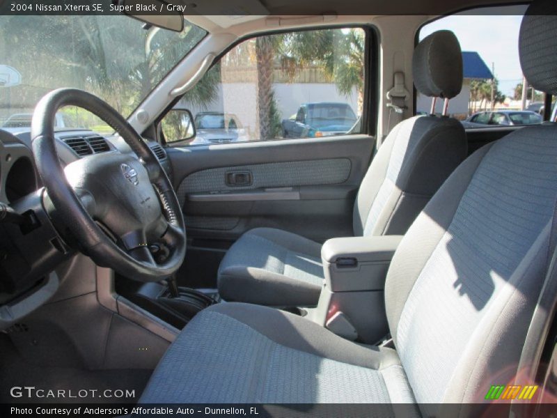 Super Black / Gray 2004 Nissan Xterra SE