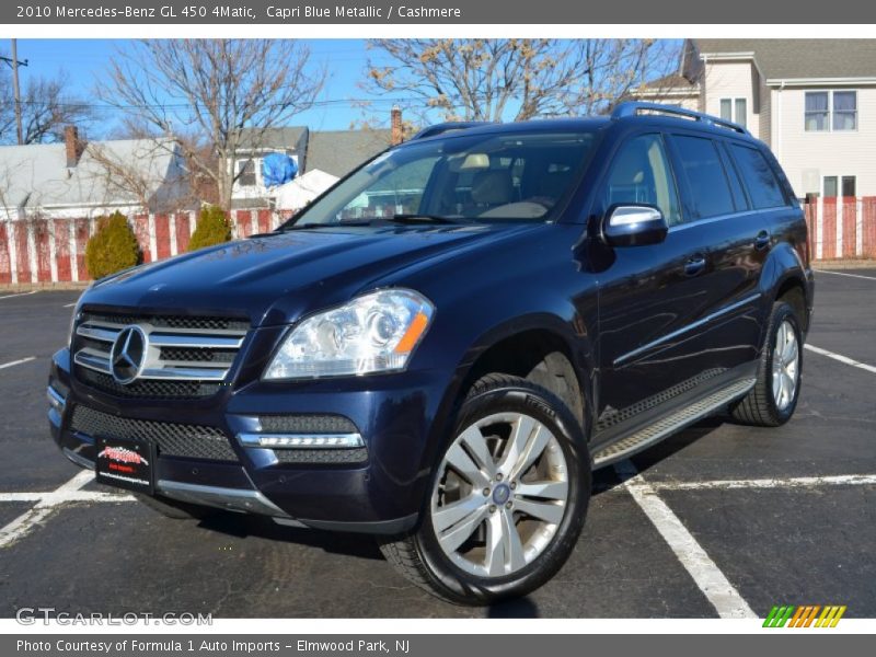 Capri Blue Metallic / Cashmere 2010 Mercedes-Benz GL 450 4Matic