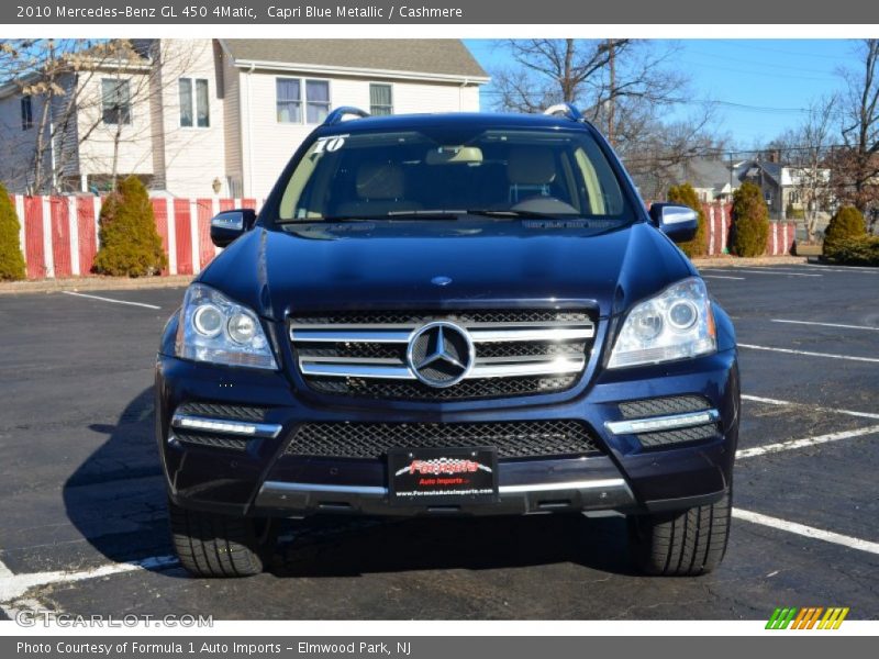 Capri Blue Metallic / Cashmere 2010 Mercedes-Benz GL 450 4Matic