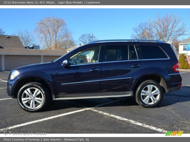 Capri Blue Metallic / Cashmere 2010 Mercedes-Benz GL 450 4Matic