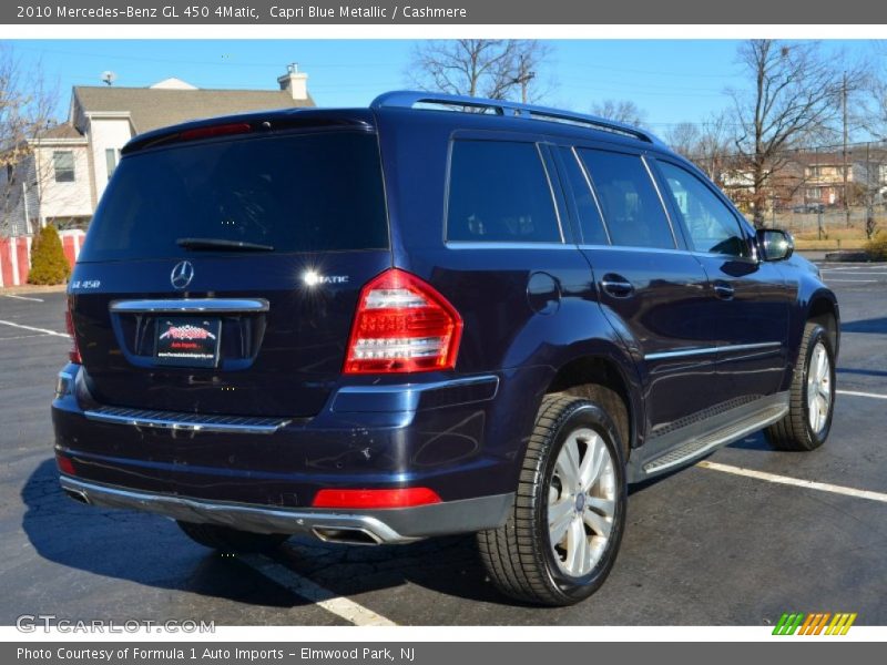 Capri Blue Metallic / Cashmere 2010 Mercedes-Benz GL 450 4Matic