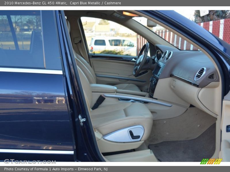 Capri Blue Metallic / Cashmere 2010 Mercedes-Benz GL 450 4Matic