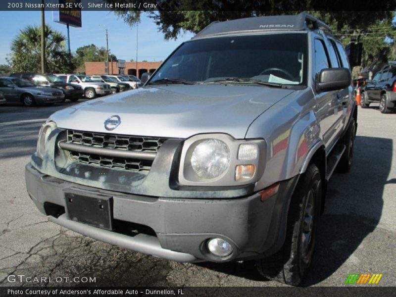 Silver Ice Metallic / Gray 2003 Nissan Xterra SE V6