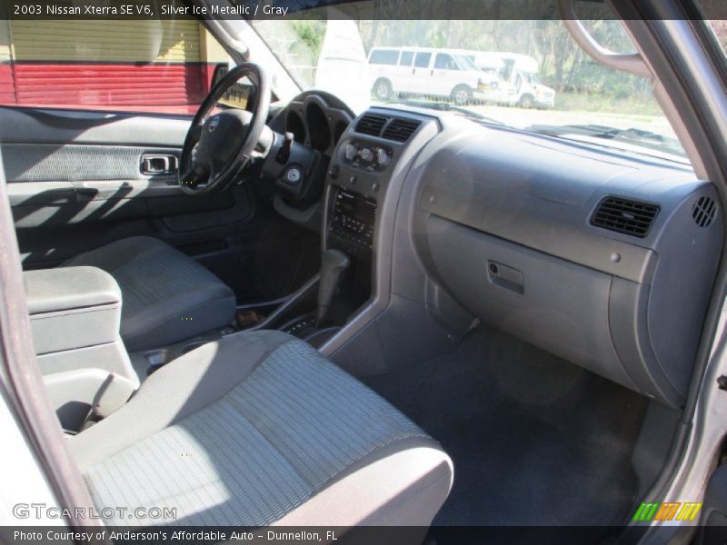 Silver Ice Metallic / Gray 2003 Nissan Xterra SE V6
