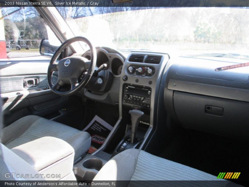 Silver Ice Metallic / Gray 2003 Nissan Xterra SE V6