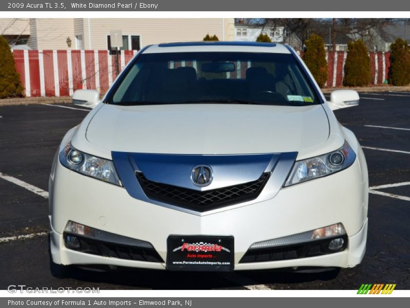 White Diamond Pearl / Ebony 2009 Acura TL 3.5