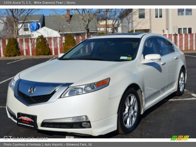 White Diamond Pearl / Ebony 2009 Acura TL 3.5