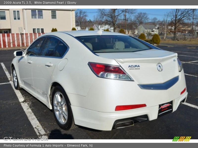 White Diamond Pearl / Ebony 2009 Acura TL 3.5