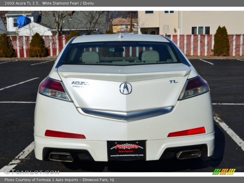 White Diamond Pearl / Ebony 2009 Acura TL 3.5