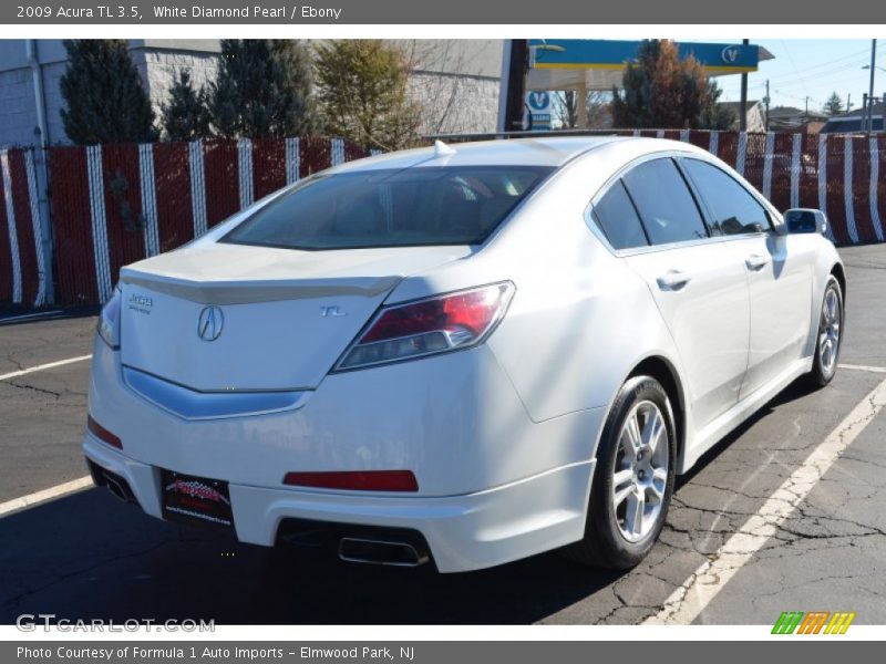 White Diamond Pearl / Ebony 2009 Acura TL 3.5