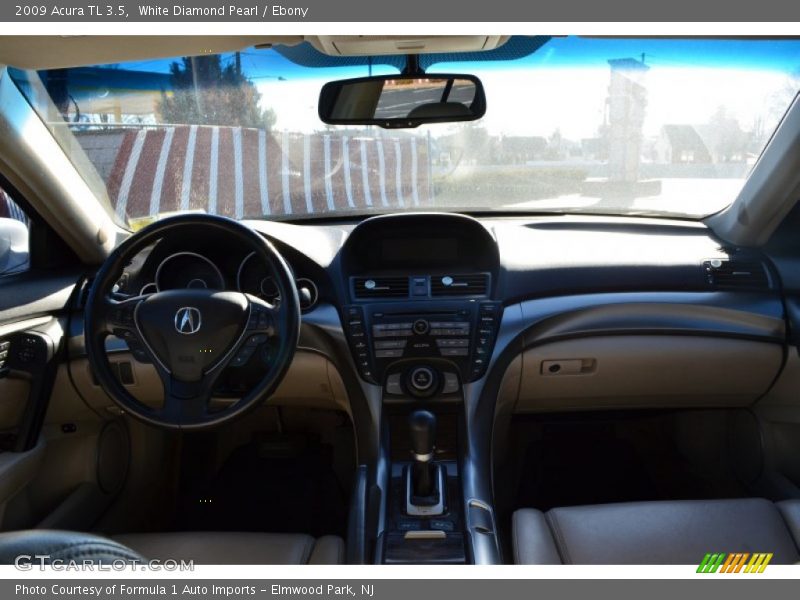 White Diamond Pearl / Ebony 2009 Acura TL 3.5