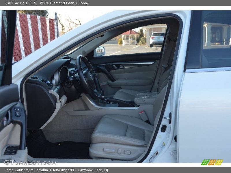 White Diamond Pearl / Ebony 2009 Acura TL 3.5