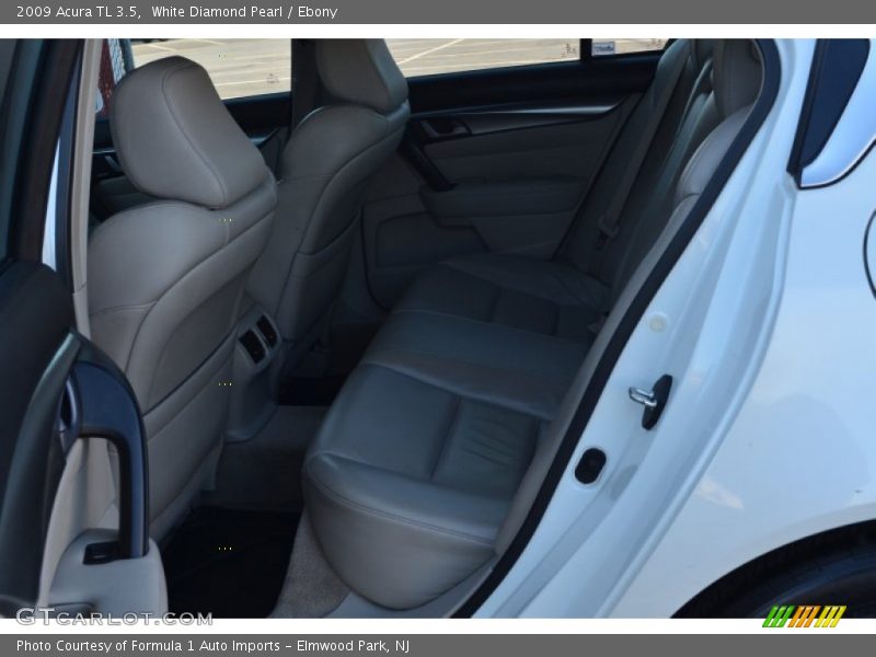 White Diamond Pearl / Ebony 2009 Acura TL 3.5