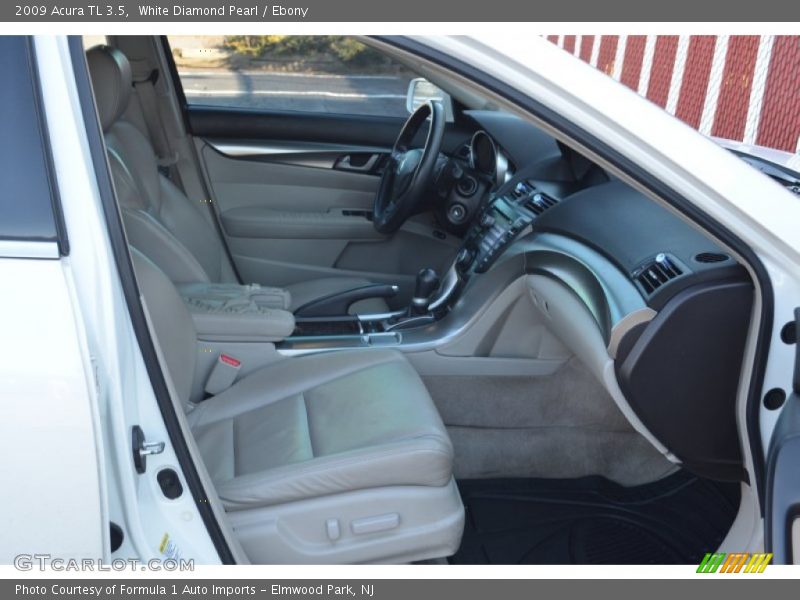 White Diamond Pearl / Ebony 2009 Acura TL 3.5
