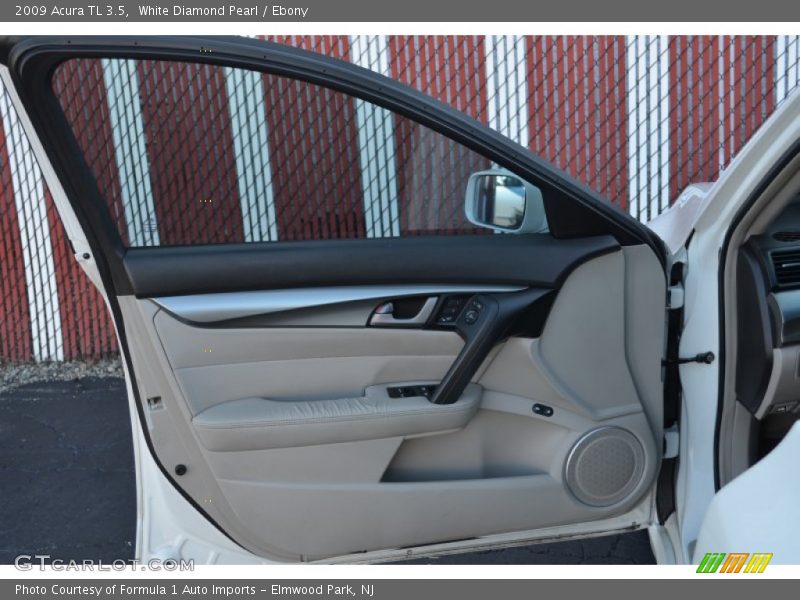 White Diamond Pearl / Ebony 2009 Acura TL 3.5