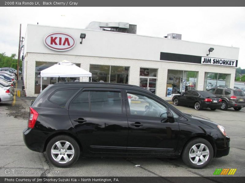 Black Cherry / Gray 2008 Kia Rondo LX