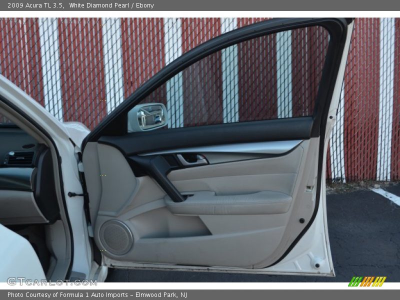 White Diamond Pearl / Ebony 2009 Acura TL 3.5