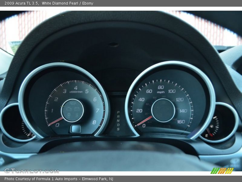 White Diamond Pearl / Ebony 2009 Acura TL 3.5