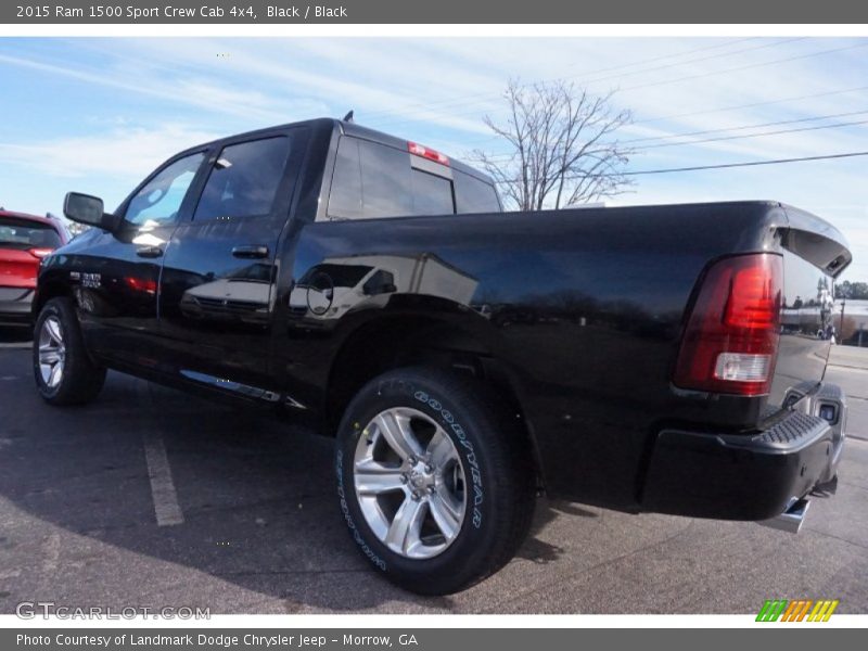 Black / Black 2015 Ram 1500 Sport Crew Cab 4x4