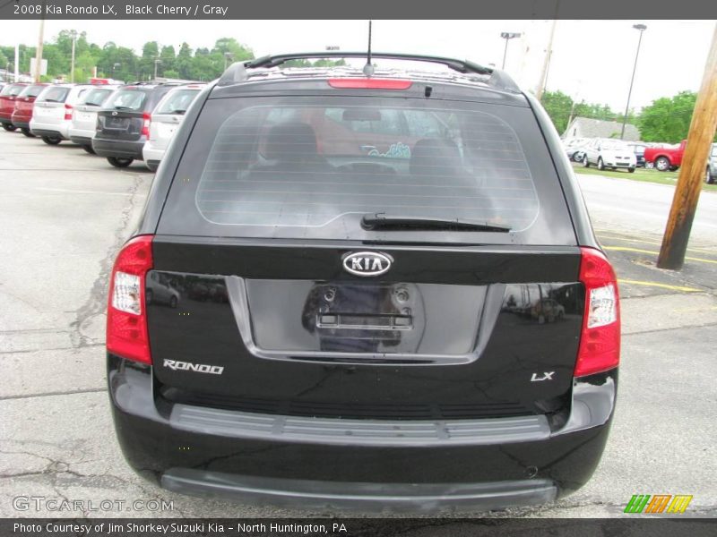 Black Cherry / Gray 2008 Kia Rondo LX