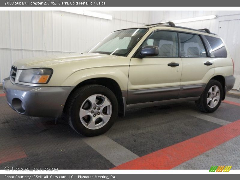 Sierra Gold Metallic / Beige 2003 Subaru Forester 2.5 XS