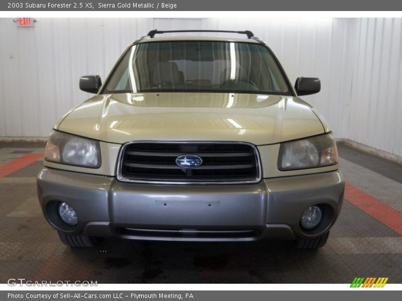 Sierra Gold Metallic / Beige 2003 Subaru Forester 2.5 XS