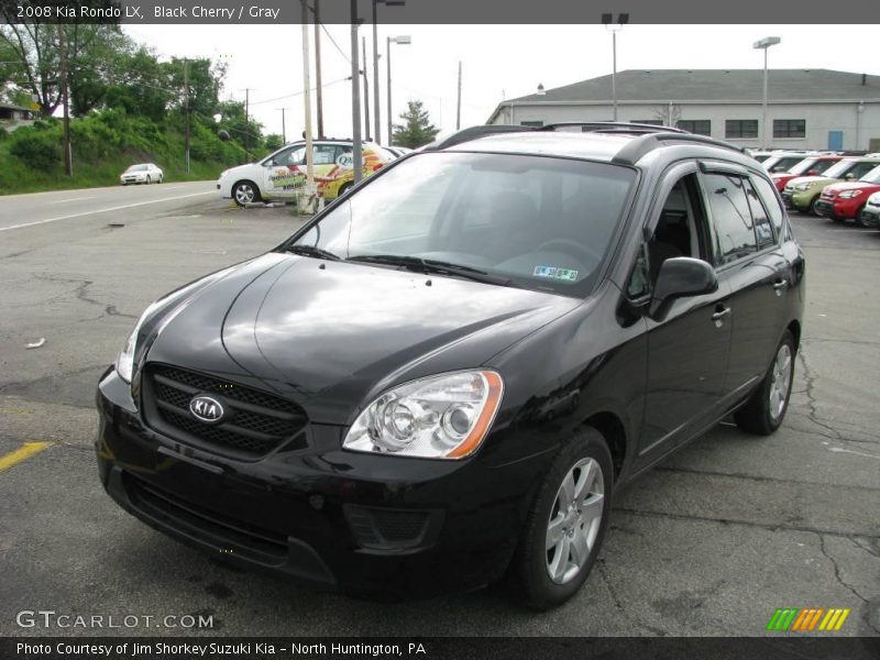 Black Cherry / Gray 2008 Kia Rondo LX