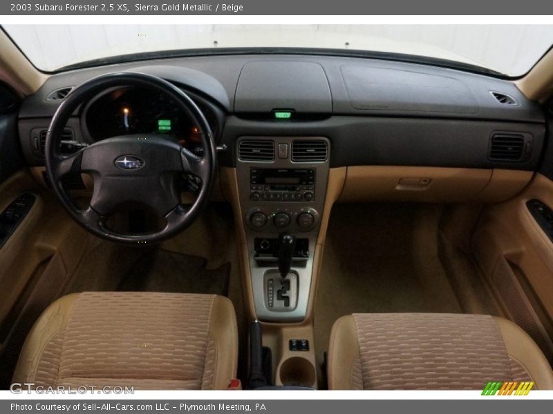 Sierra Gold Metallic / Beige 2003 Subaru Forester 2.5 XS