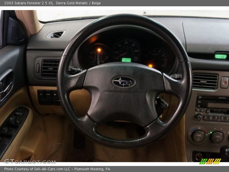 Sierra Gold Metallic / Beige 2003 Subaru Forester 2.5 XS